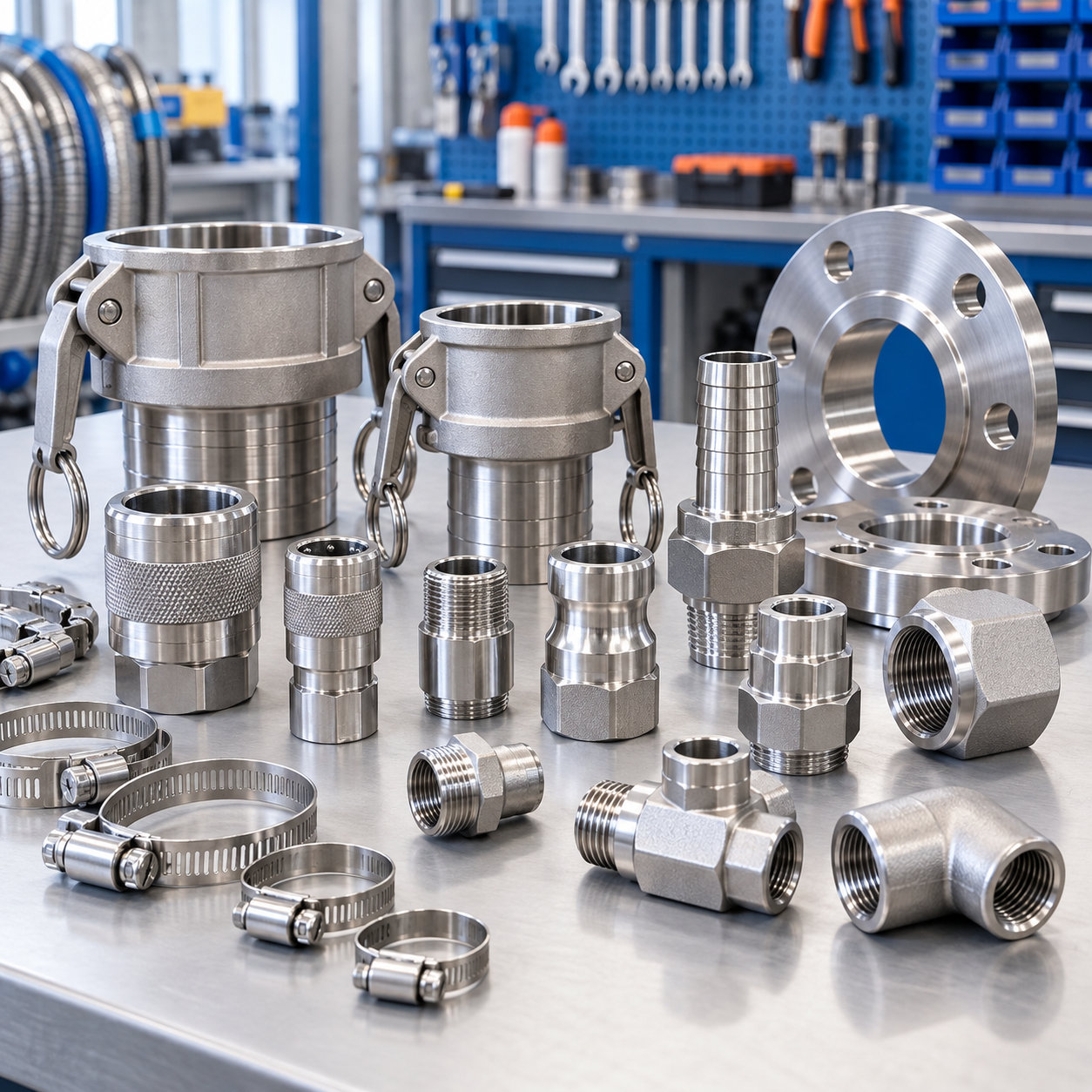 Couplings, fittings and accessories